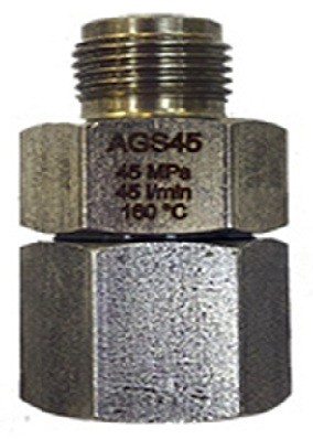 MTM Поворотная муфта AGS45 ( вход-3/8внут, выход-3/8внеш, нерж. сталь) (1180010100)