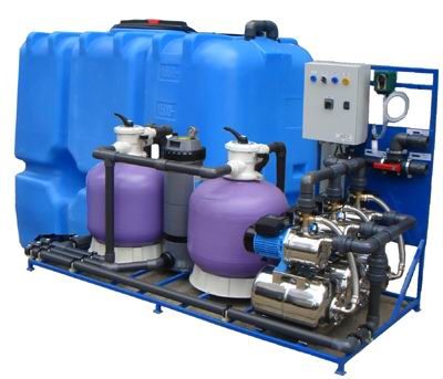 Система очистки воды АРОС-10 ДК (с дозатором хим. реагента и картриджным фильтром)