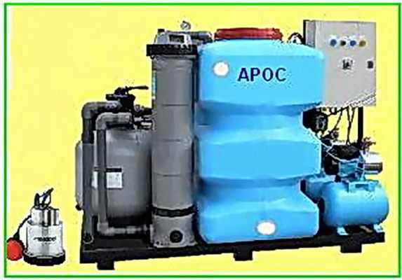 Система очистки воды для автомоек АРОС-1.3 ДКХ (для сильнозагрязненных вод с дозатором хим. реагента и картриджным фильтром)
